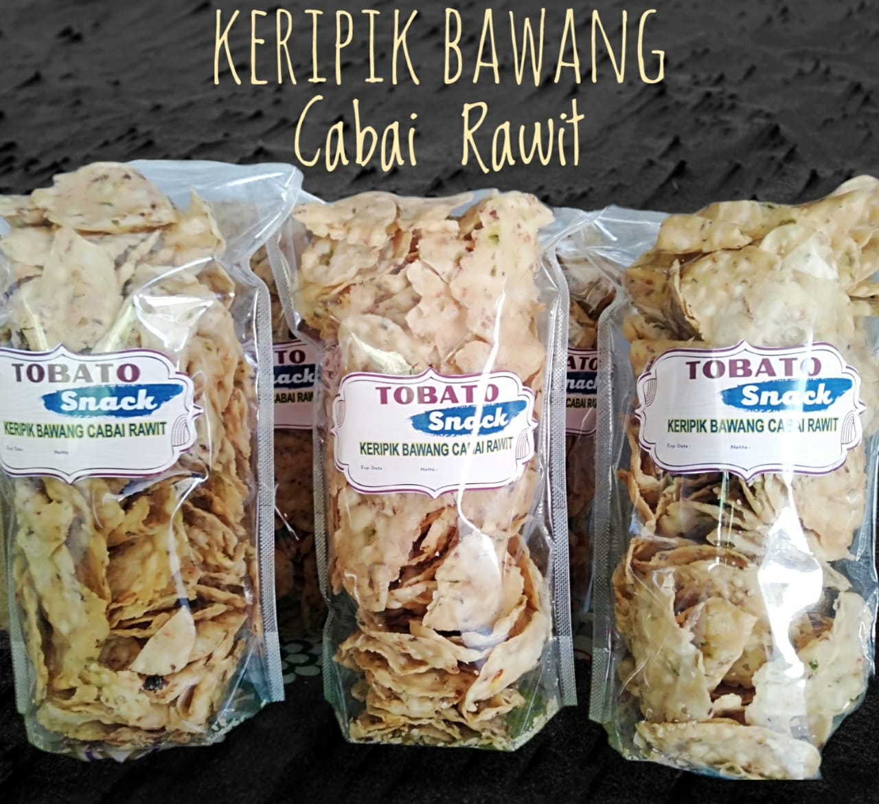 Keripik Bawang Cabe Rawit Ukuran Kecil