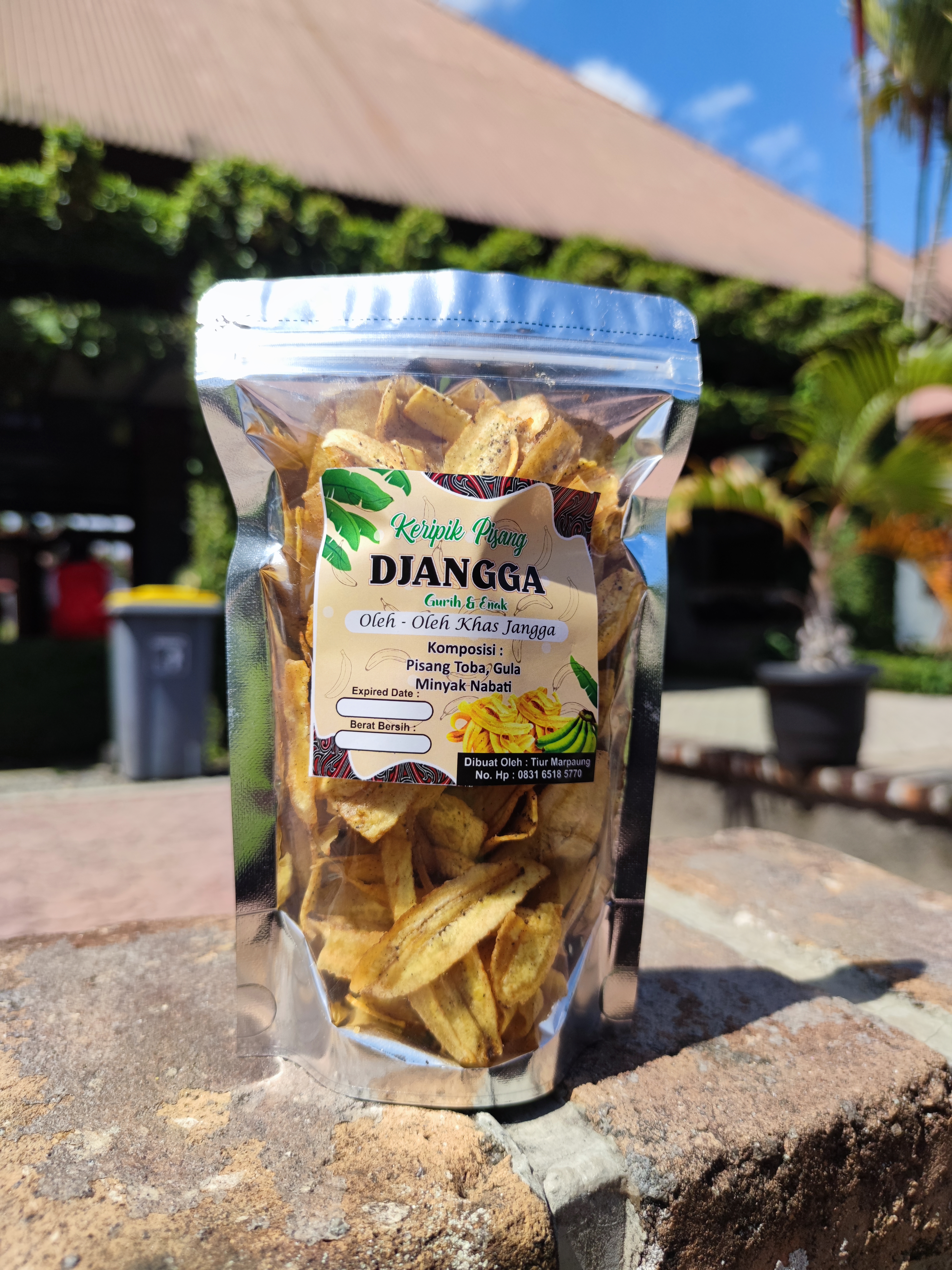 Keripik jangga varian pisang